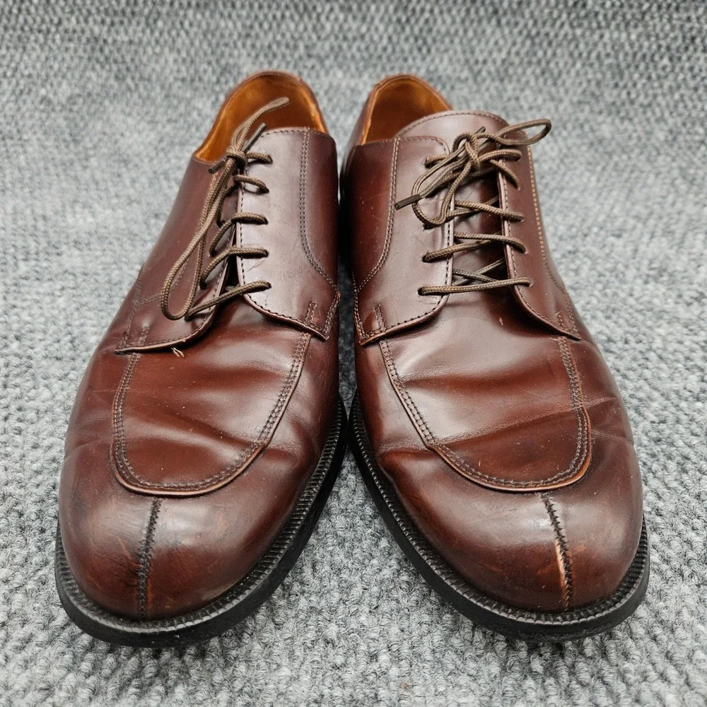 Johnston & Murphy (Men's 11 D) Brown Dress Shoes Split Toe Derby Classic